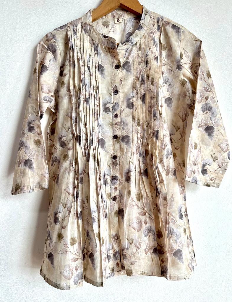 pure Cotton Ladies Top in Brown and Black for women, buy now in Singapore
