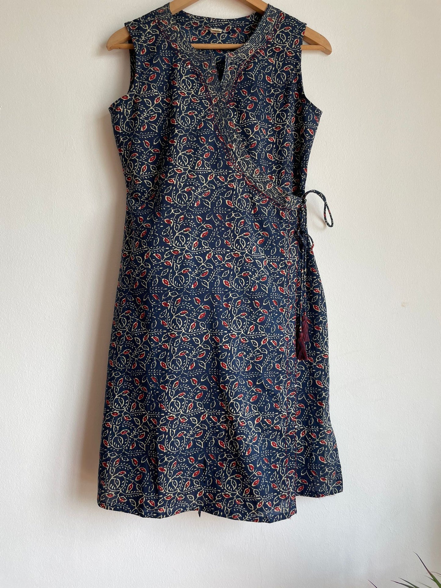 classy and elegant wrap around cotton dress for women, shop now in singapore
