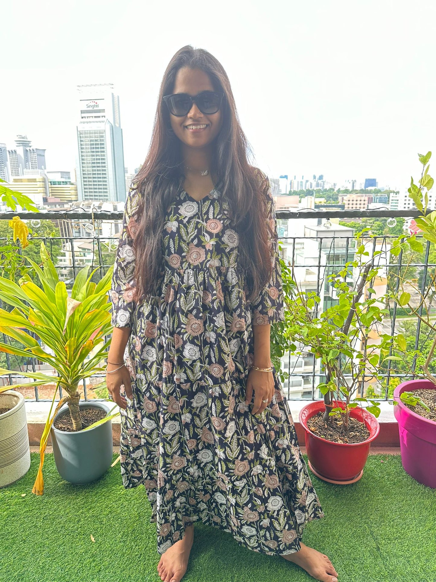 Tiered Maxi - Black Beauty