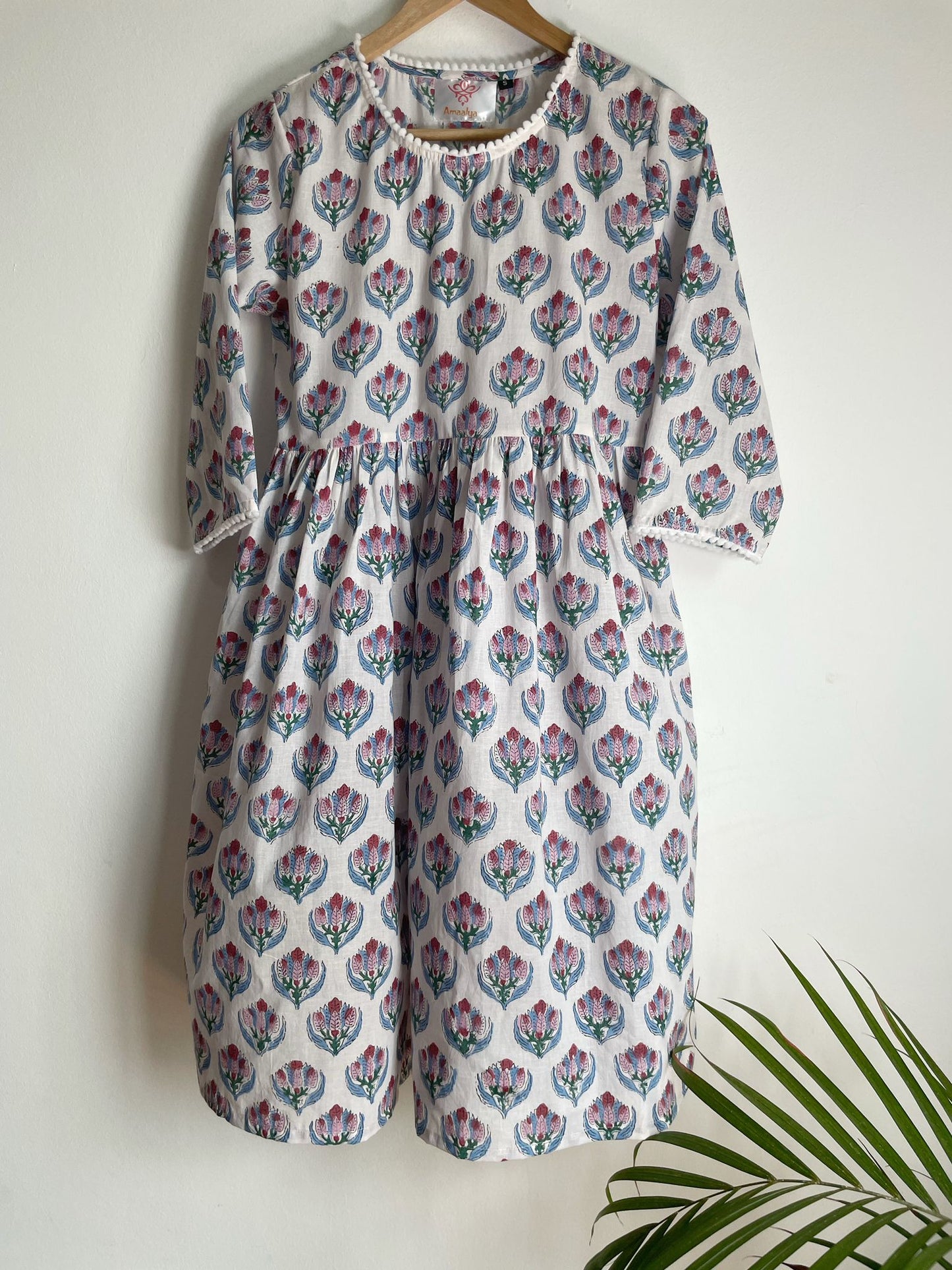 cozy, casual and comfortable cotton midi dress in white for women, shop now in singapore