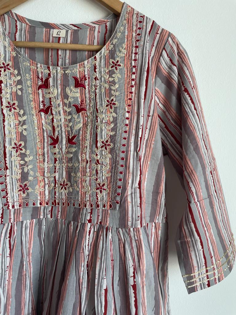 Mini Dress - Light Brown