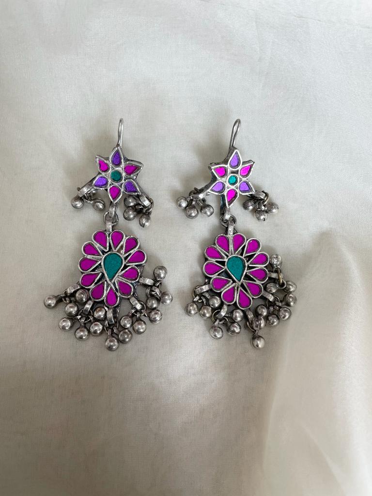 Earring - Cornu (Multiple Color Options)