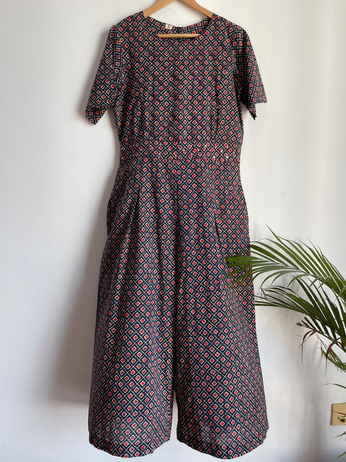 buy now in singapore, flowy and comfortable cotton jumpsuit for women