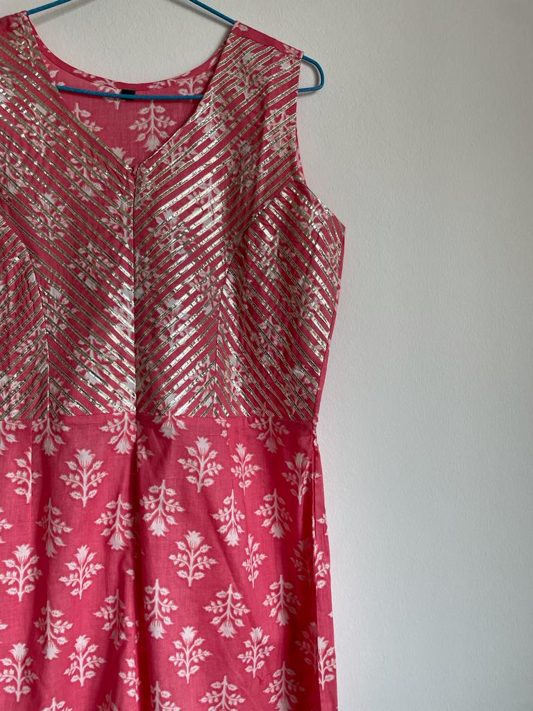 Festive Jumpsuit - Pink