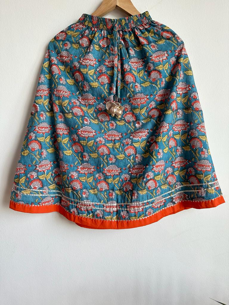 high-quality, affordable and pure cotton Pure Cotton Kidswear in Blue and Yellow for Girls , buy now in Singapore