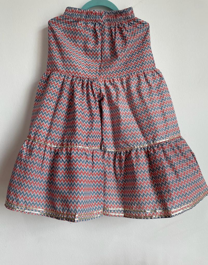 high-quality, affordable and pure cotton Pure Cotton Kidswear in Blue and Red for girls, buy now in Singapore