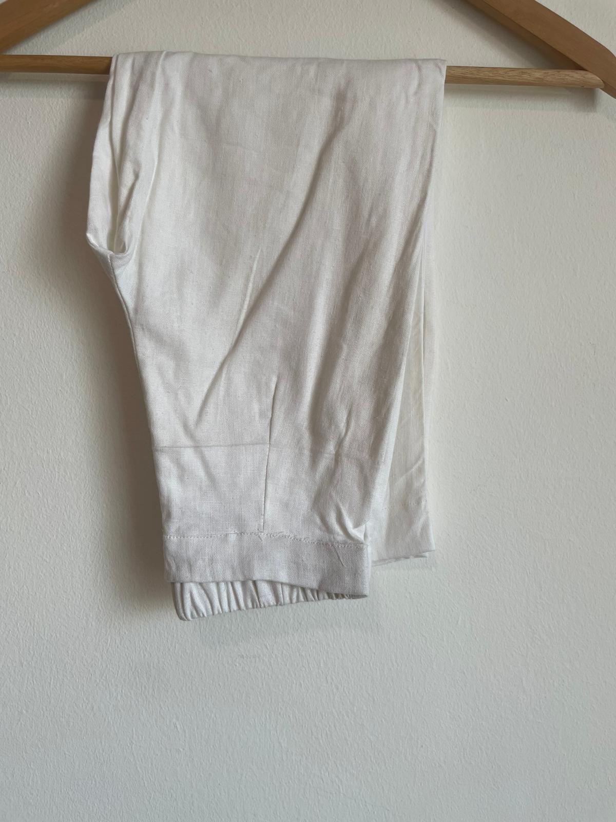 white pants with blue and orange suit set for girls in singapore, buy now