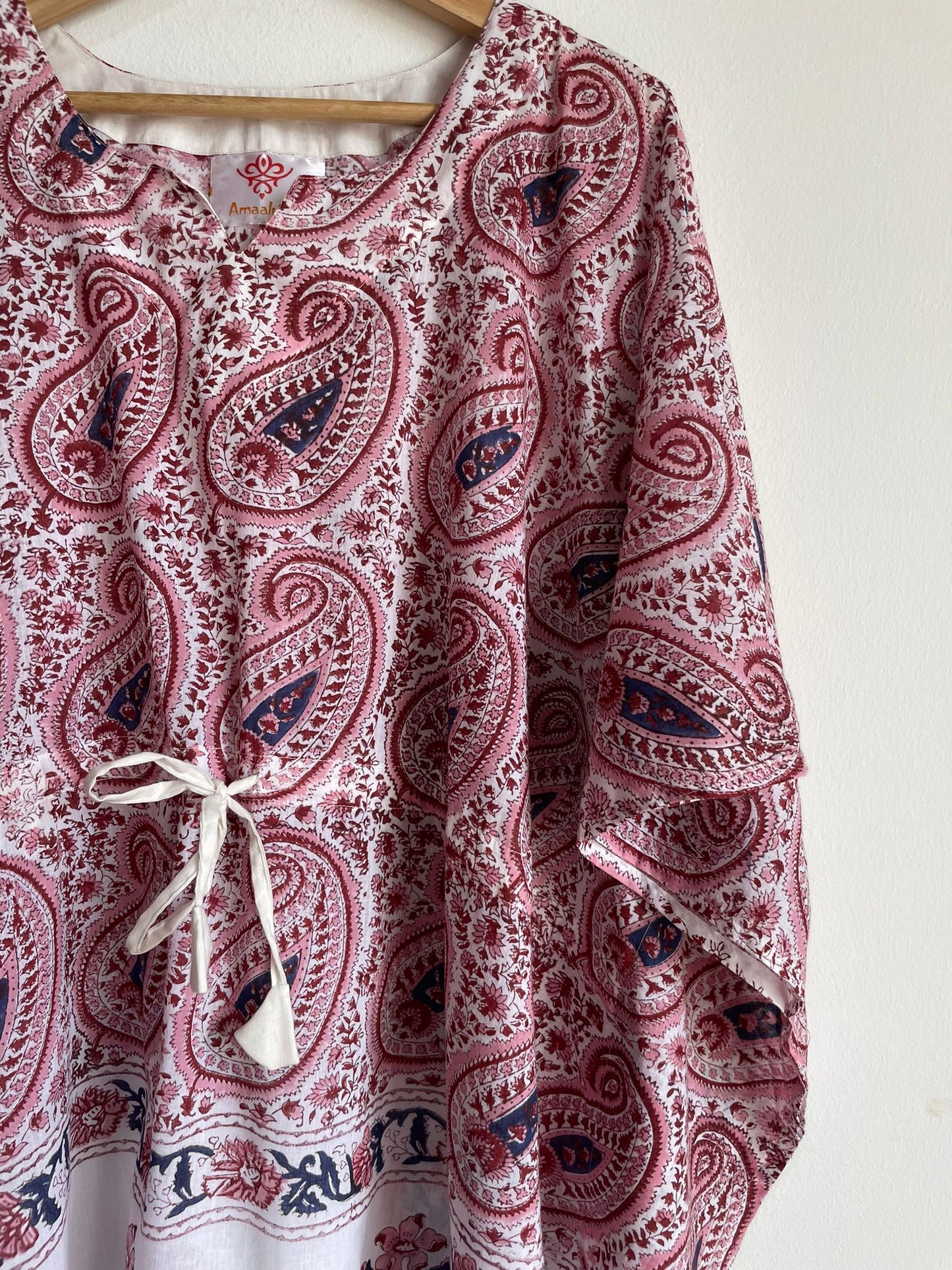 handmade, exclusive and affordable cotton beach kaftan for women, shop now in singapore