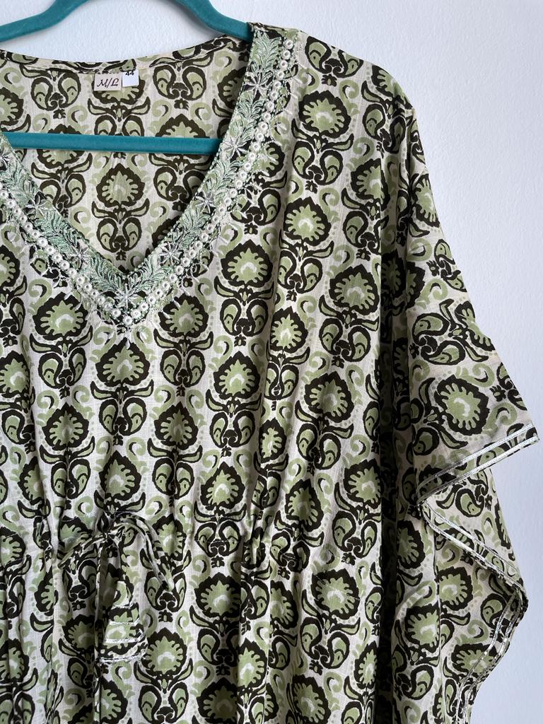 Long Kaftan - Timeless Green