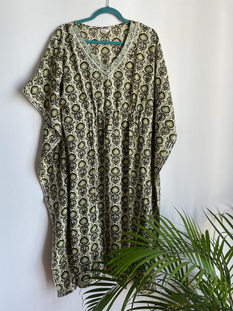 Long Kaftan - Timeless Green