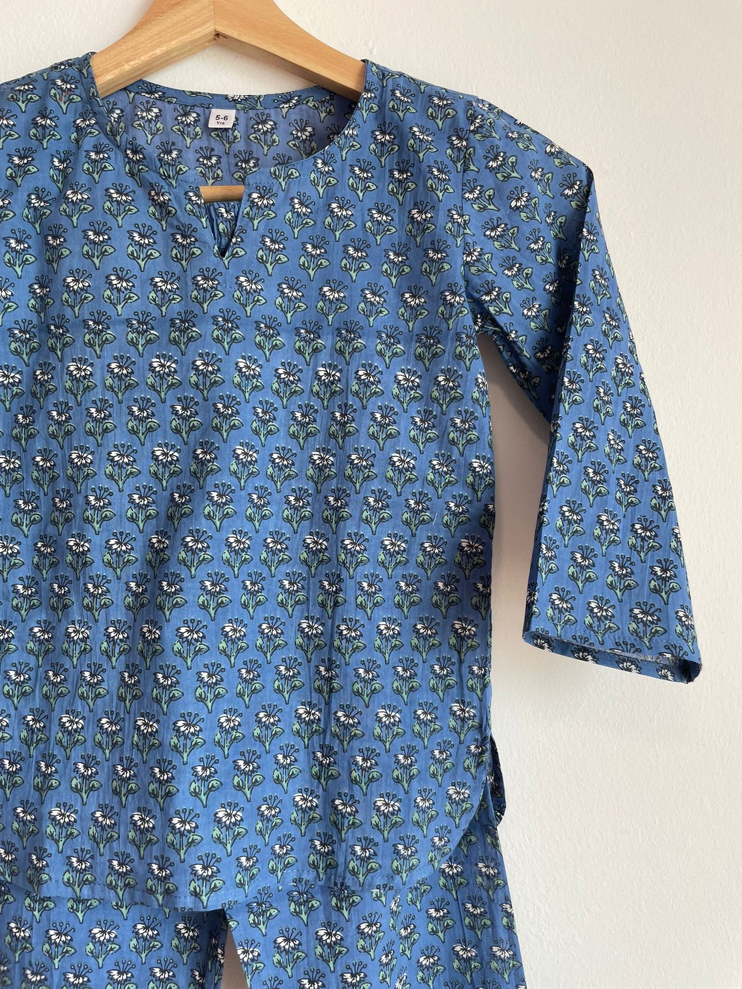 Pure Cotton Kids night Suit in Blue and Green for kids, buy now in Singapore
