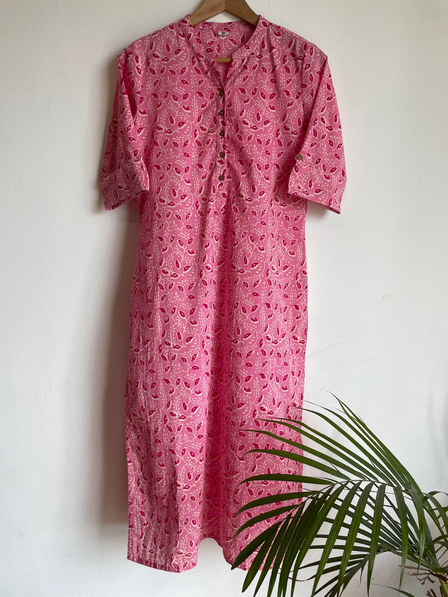 High quality and affordable pink cotton kurta for women, shop now in singapore