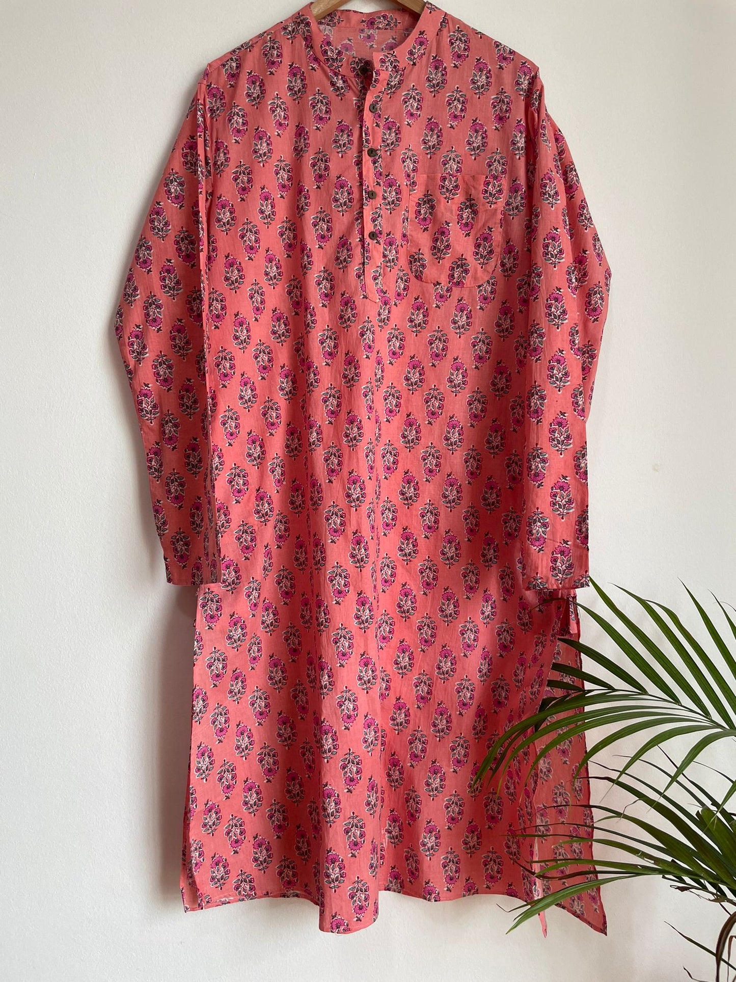 pink ethnic wear indian kurta for men, shop now in singapore