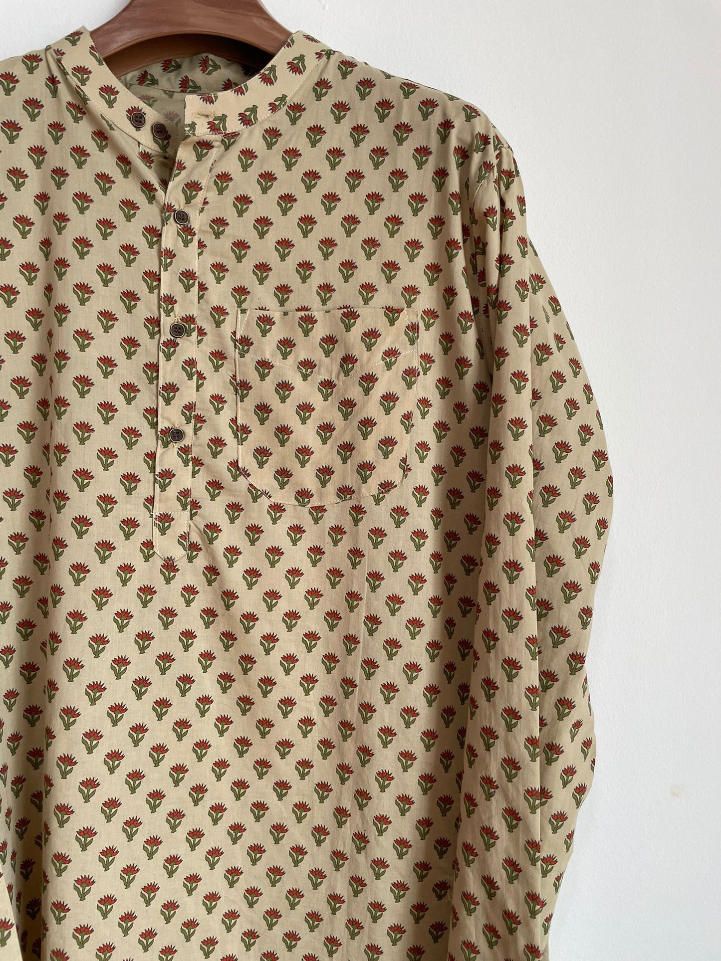 cozy and comfortable indian festive wear men's kurta in brown, shop now in singapore