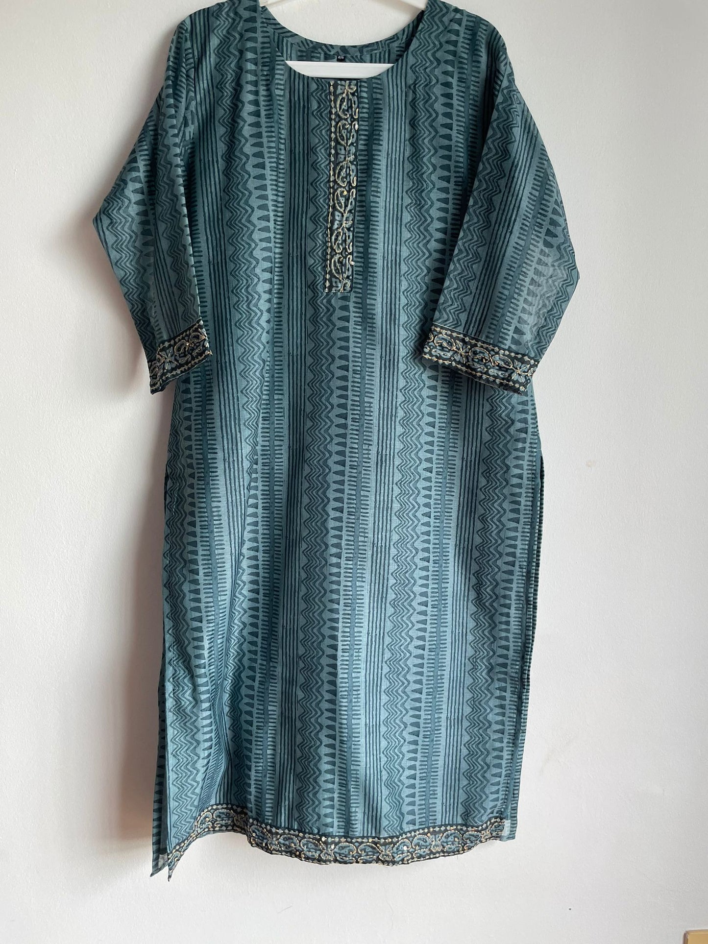 Chanderi Silk Suit - Bahaar
