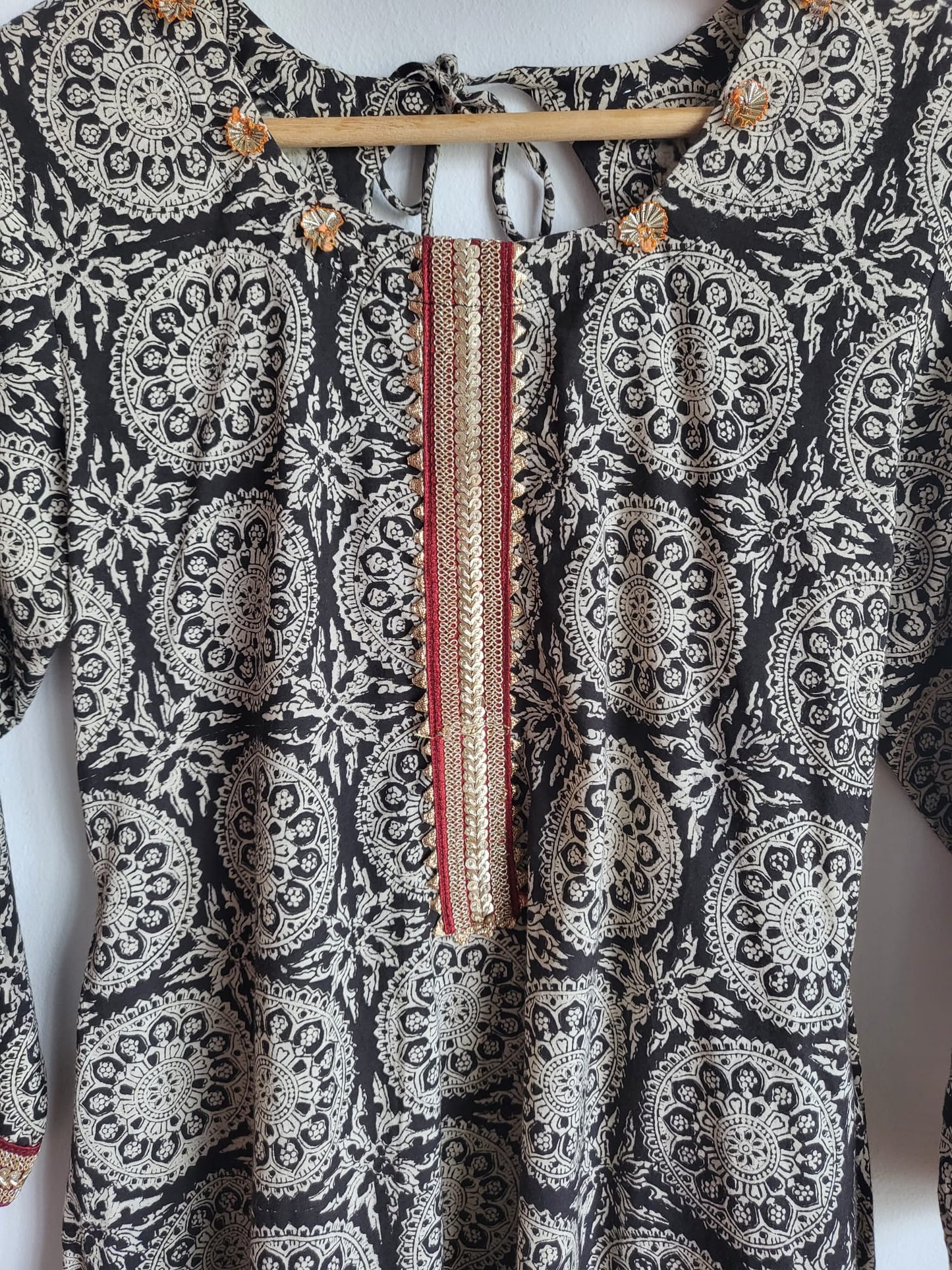 handmade blockprinted anarkali suit for women, best quality