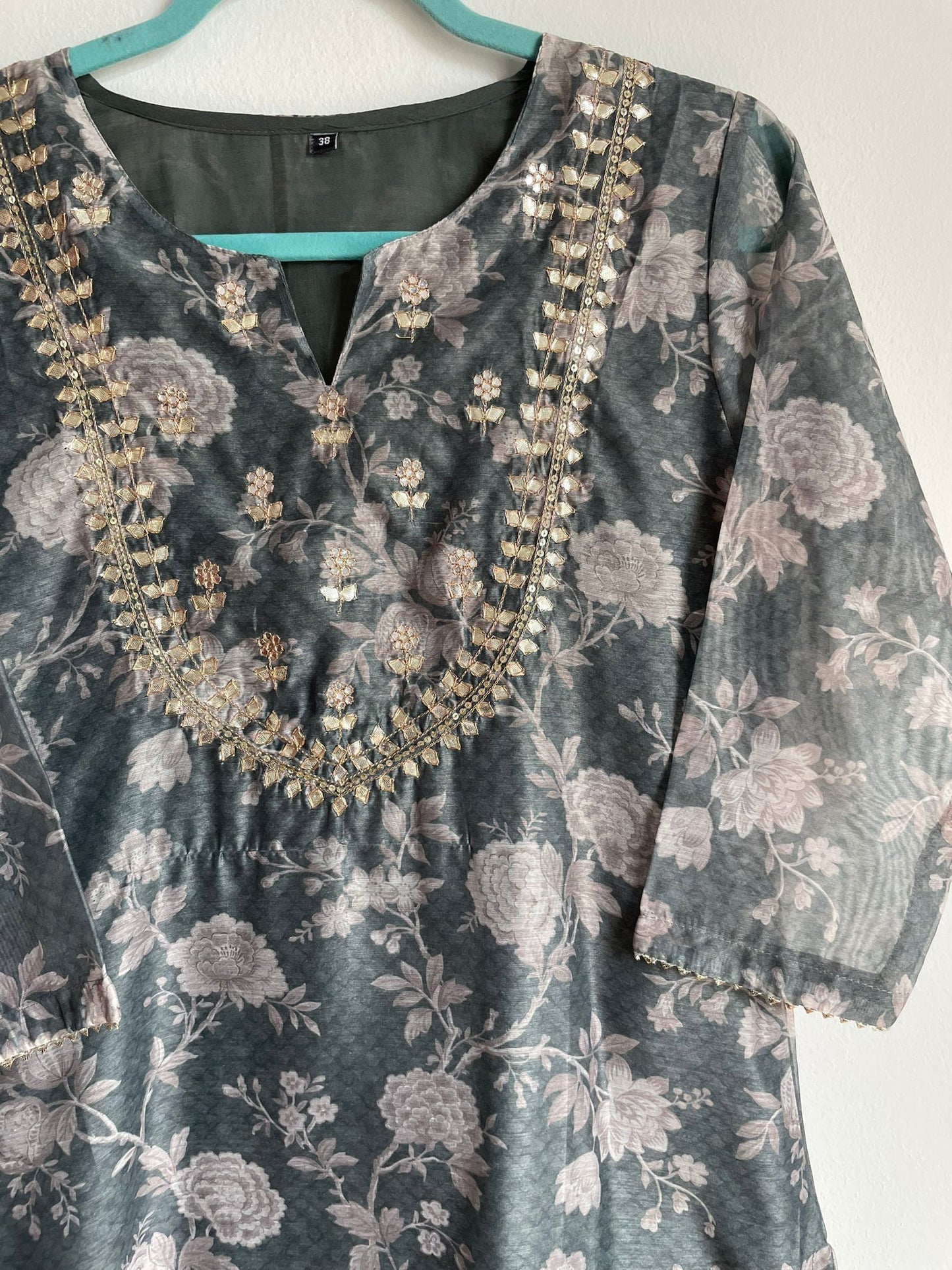 Chanderi Silk Suit - Aboli