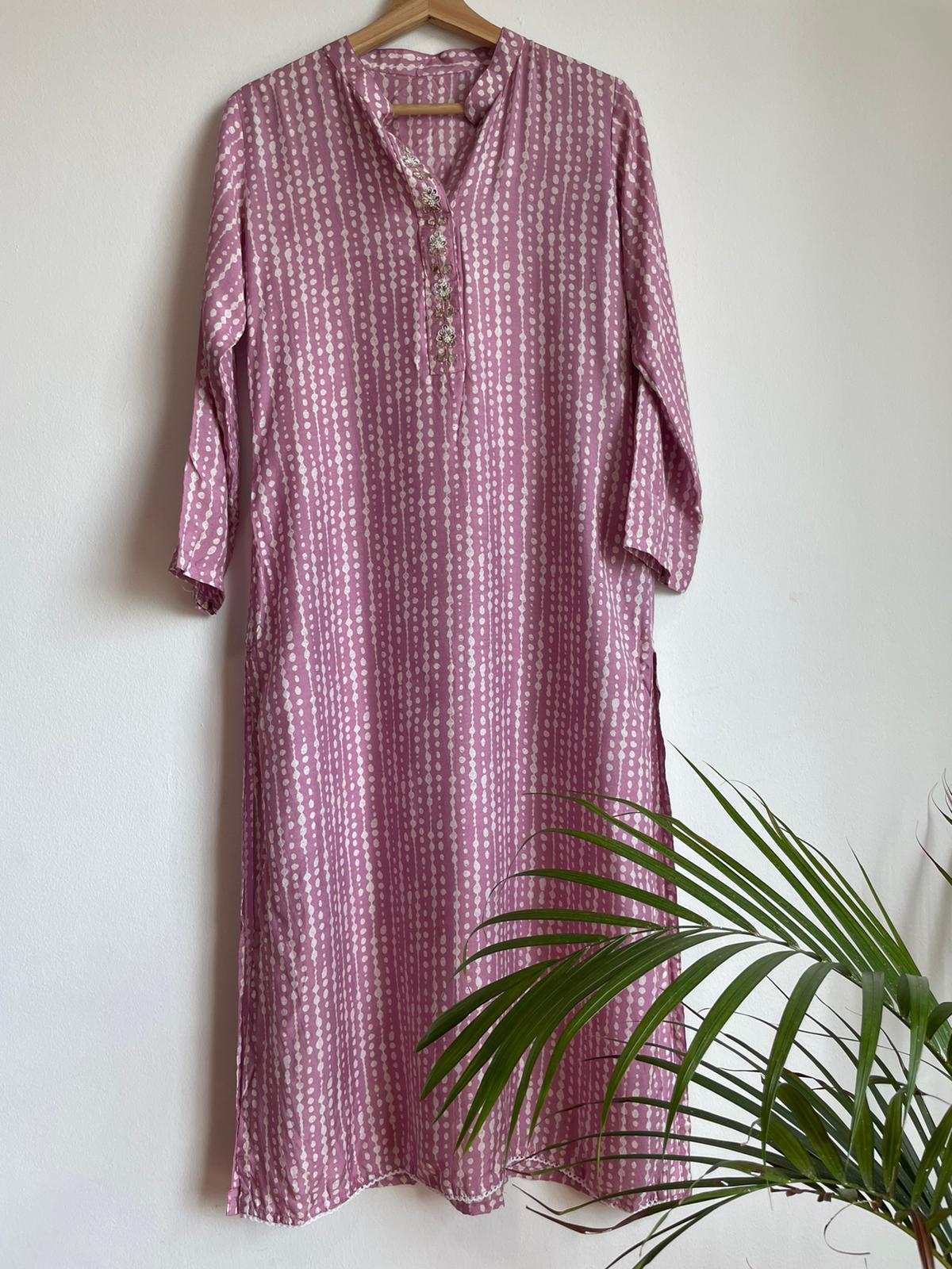 elegant silk suit set for women with beautiful handmade dupatta and pajama