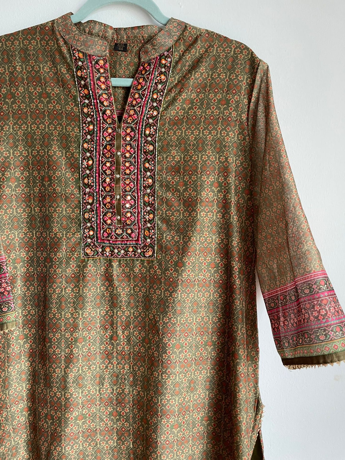 Chanderi Silk Suit - Saanjh