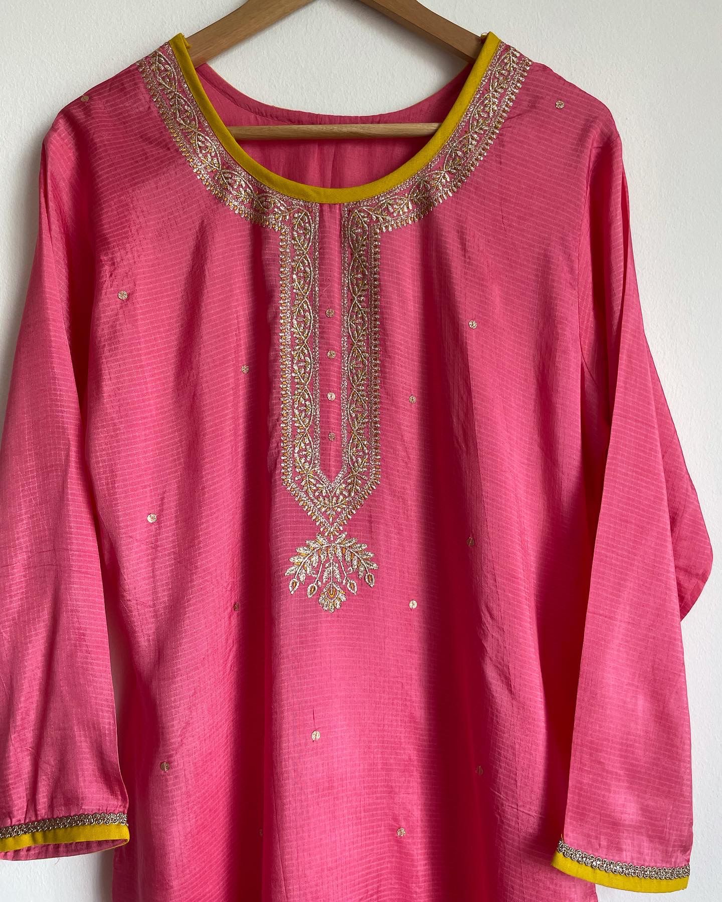 Silk Sharara suit - Gulaab