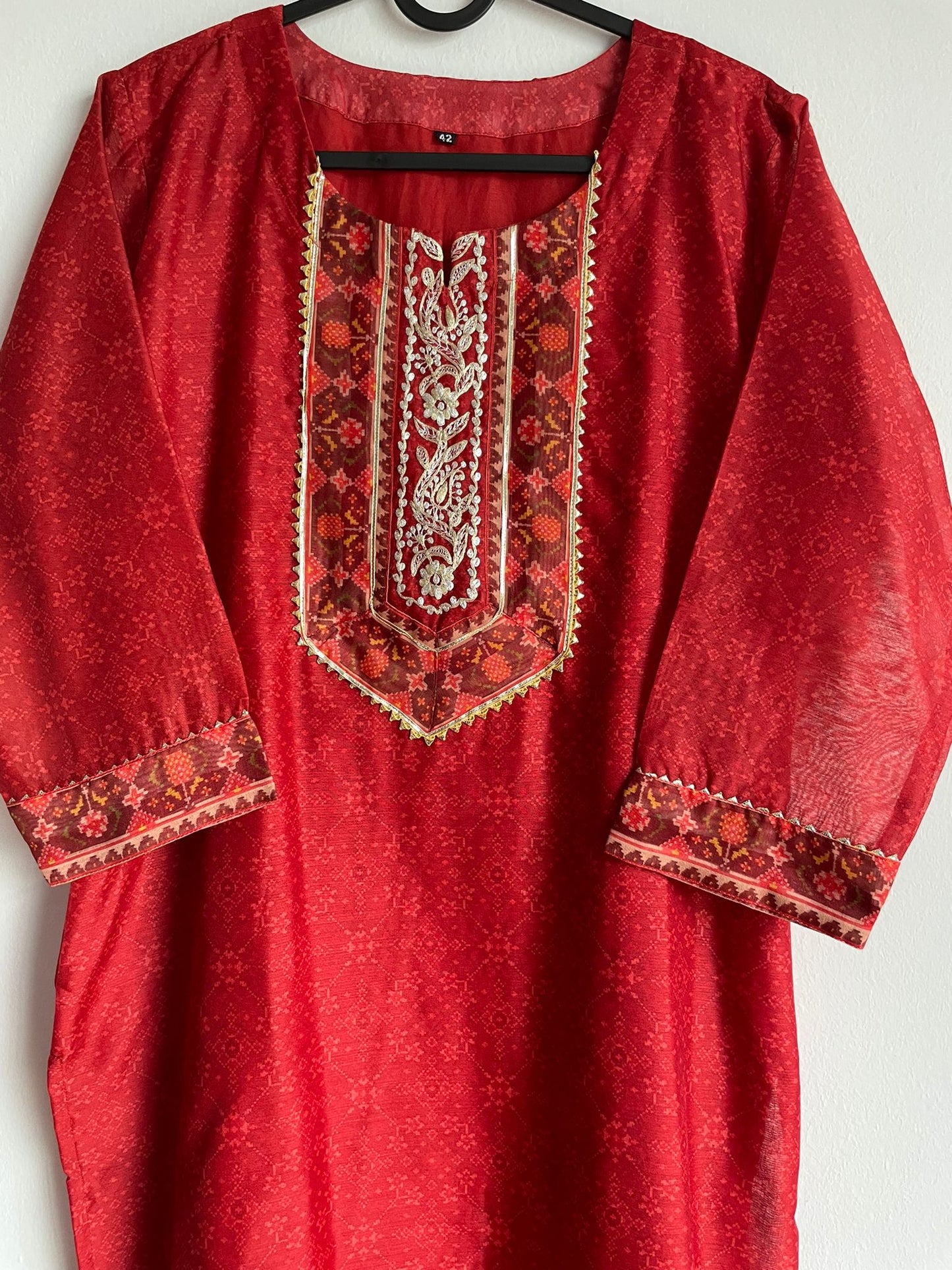 Chanderi Silk Suit - Saba