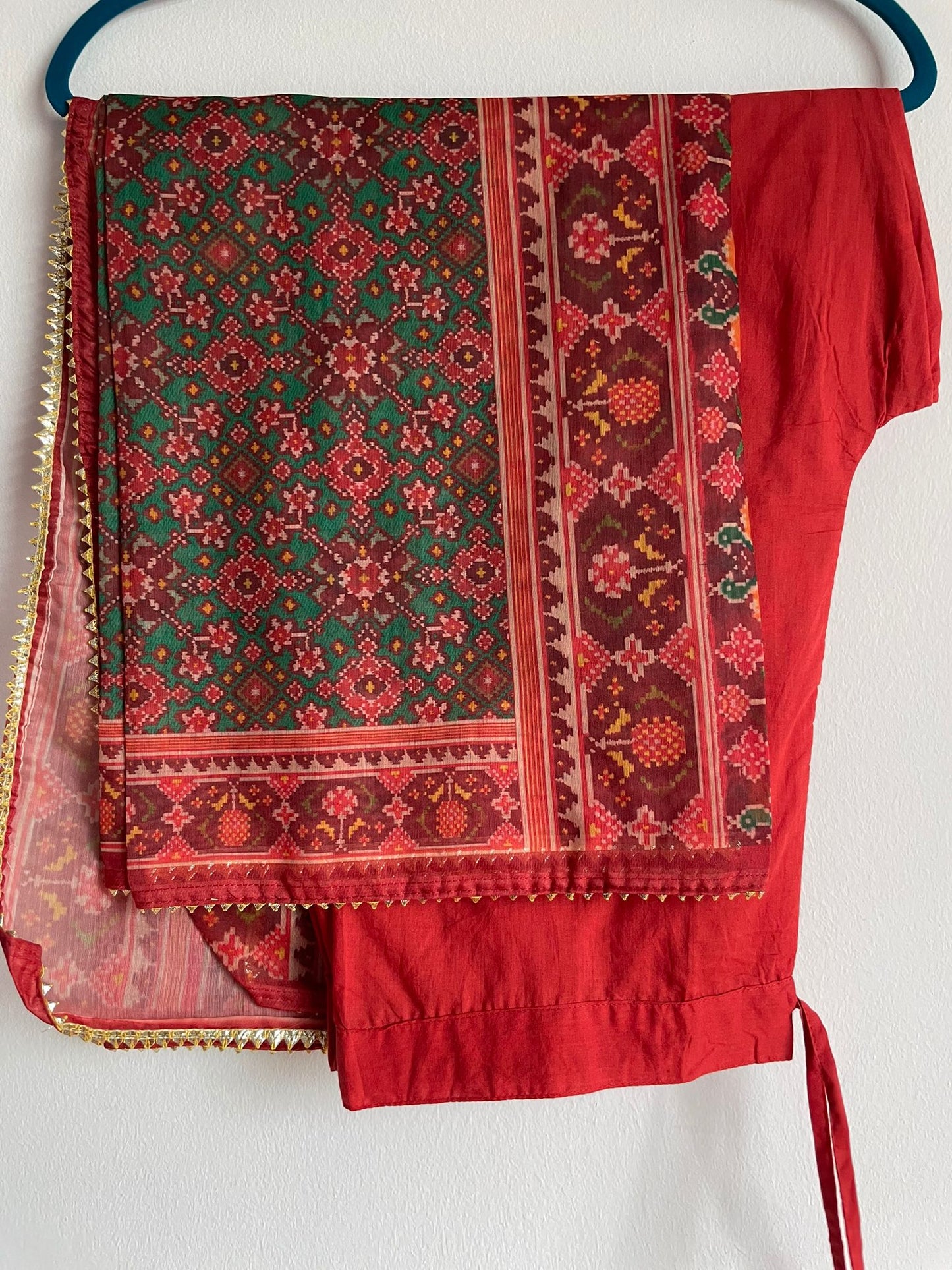 Chanderi Silk Suit - Saba