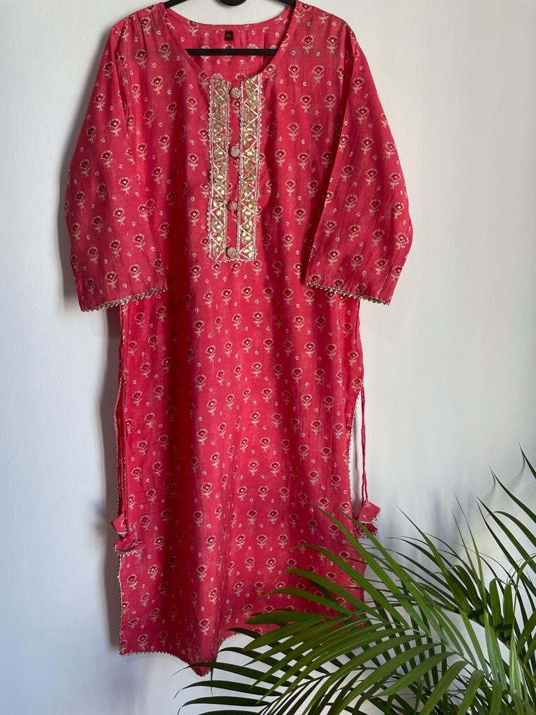 Cotton Silk Suit