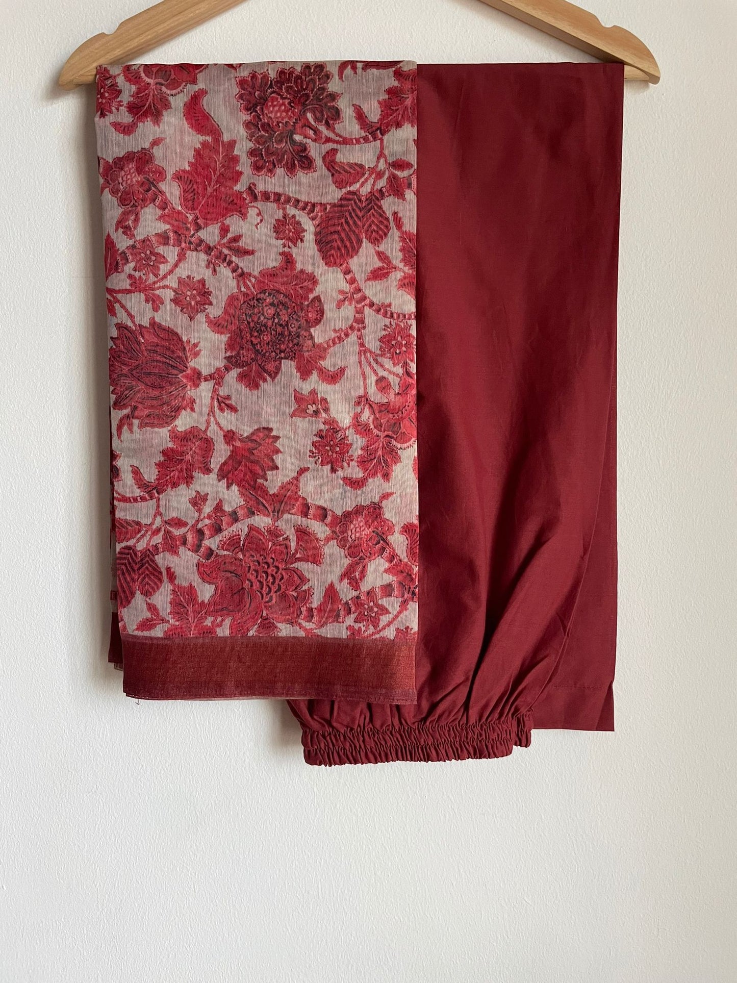 beautiful dupatta and chanderi silk indian ethnic wear for women