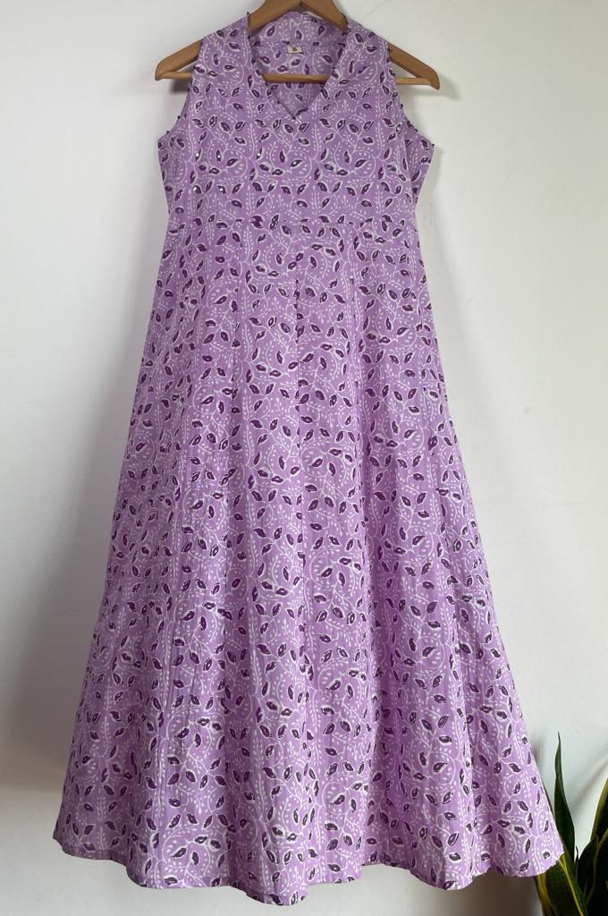 High Quality and affordable purple sleeveless maxi dress for women, buy now in Singapore