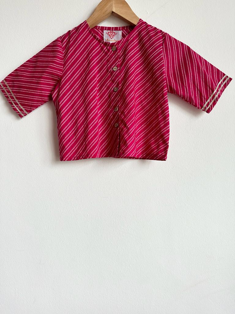 high-quality, affordable and pure cotton Pure Cotton Kidswear in Red and White for women, buy now in Singapore