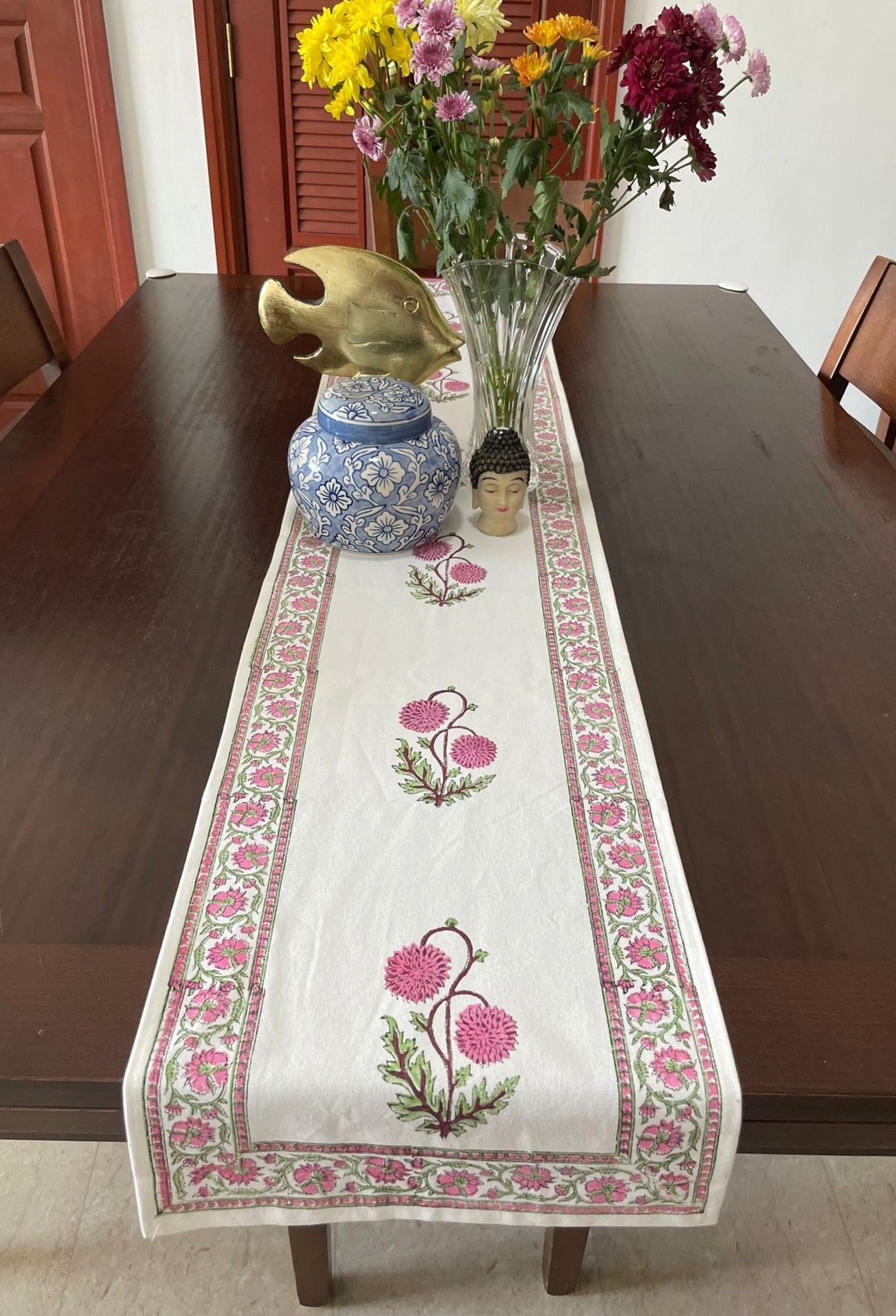 high quality and affordable cotton runner for dining table, buy now in singapore