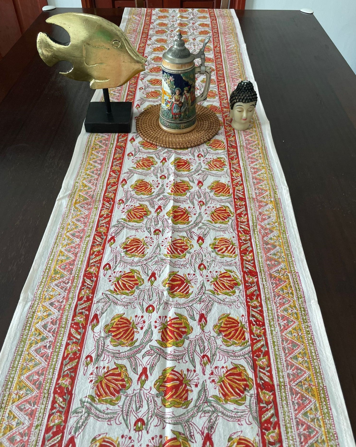 handmade and affordable high quality cotton runner for dining tables, buy now  in singapore