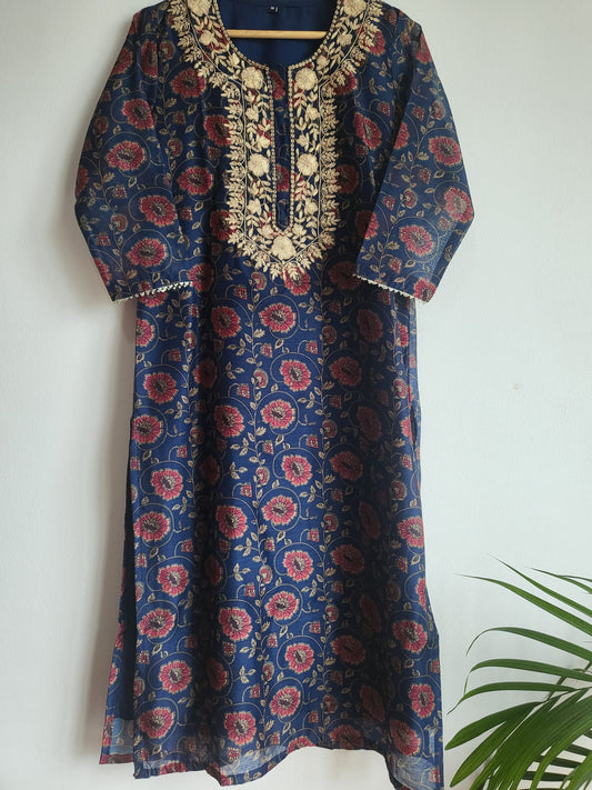 high quality chanderi silk suit for women, affordable and comfortable