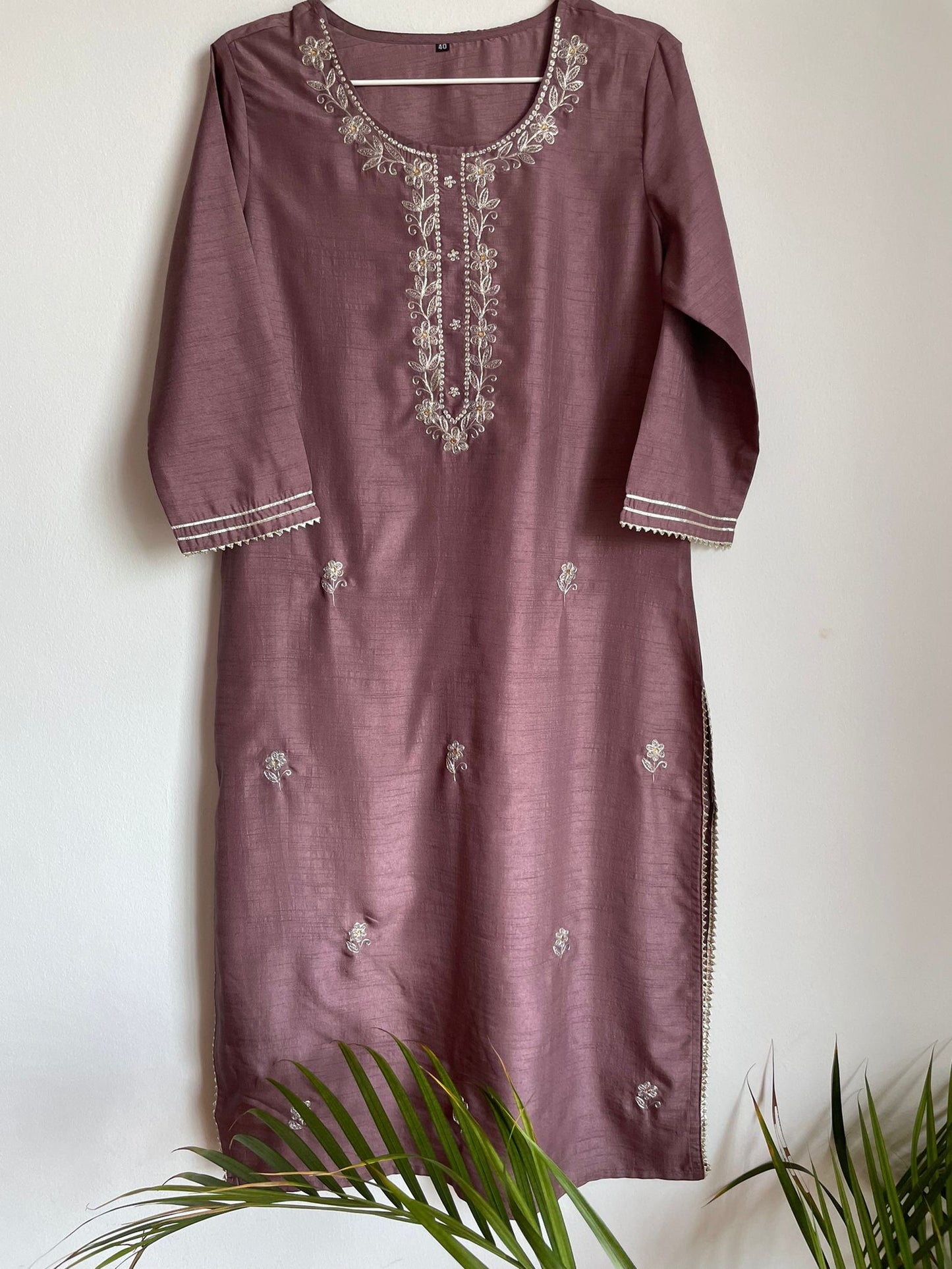 affordable chanderi silk suit for women