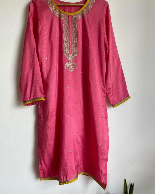 Silk Sharara suit - Gulaab