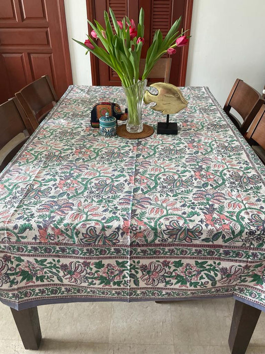 handmade and affordable table cover for 6 seater dining table, shop now in Singapore
